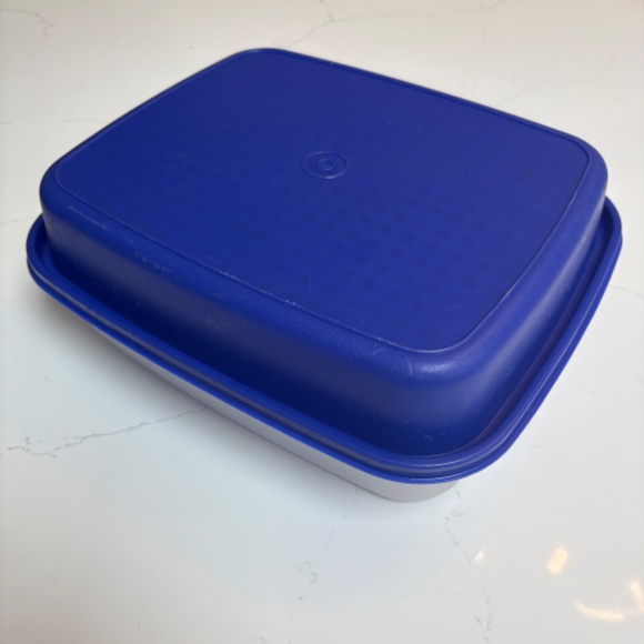Tupperware Blue Season serve meat marinader Container with Lid 1294 1295 - Picture 6 of 9